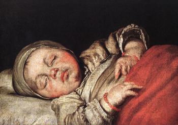 Bernardo Strozzi : Sleeping Child